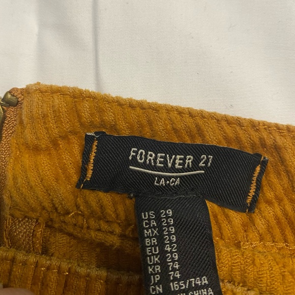 Corduroy mini skirt - Picture 3 of 4